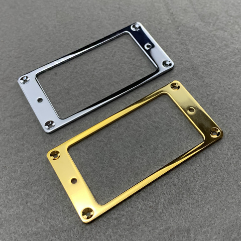 FLEOR 2PCS Metal Electric Guitar Humbucker Pickup Mounting Rings Frames, Gold / Chrome Available ► Photo 1/5