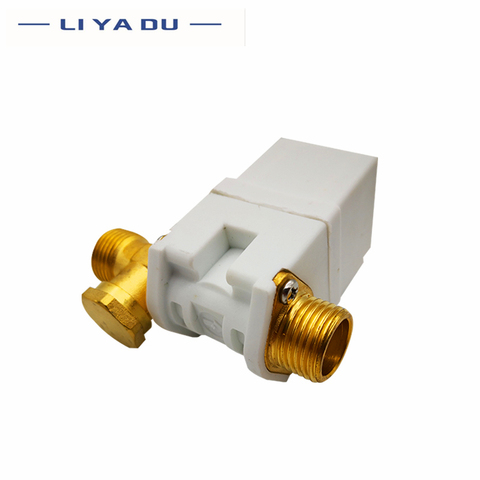 1pcs DN15 water heater air solar system G1/2' NC 12v 24v 220v Brass electric solenoid valve coil Control external screw thread ► Photo 1/6