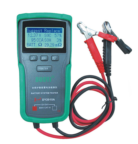 DY2015A 12V and 24V Car Battery Tester Capacity Electronic load Battery Charge Test Automotive Battery Analyzer ► Photo 1/6