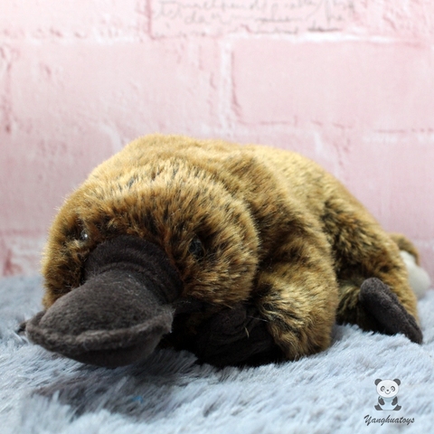 Rare wild Platypus duckbill doll model soft real life plush Duckmole dolls children's holiday gifts toys shop ► Photo 1/6