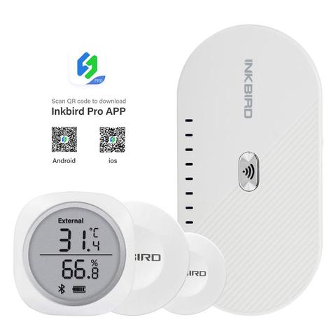 Inkbird IBS-TH1 Thermometer& Hygrometer 3 Types Data Logger Bluetooth Connected Wireless Controlled Temperature&Humidity Sensor ► Photo 1/6