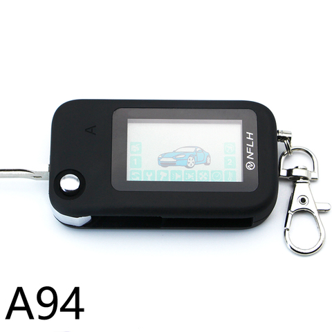 A94 Two way LCD Remote Controller Key Fob Chain Keychain for Starline A94 Uncut Blade Fob Two Way Car Alarm System ► Photo 1/3