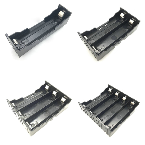 1 Pcs New Plastic 1/2/3/4 Section Plastic Battery Case Holder Storage Box For 18650 Rechargeable Battery 3.7V DIY ► Photo 1/6