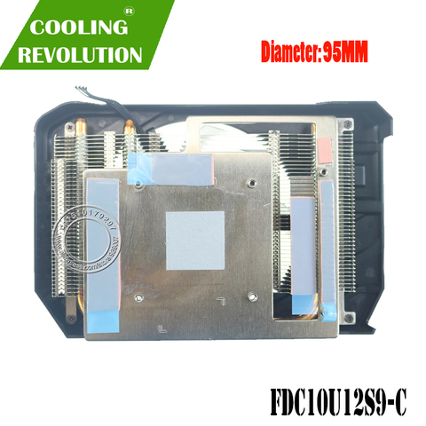 FDC10U12S9-C graphics card heat sink fan for PALIT RTX2060 STORMX 6GB / 2060 STORMX OC 6GB GTX 1660 StormX 6144MB ► Photo 1/4