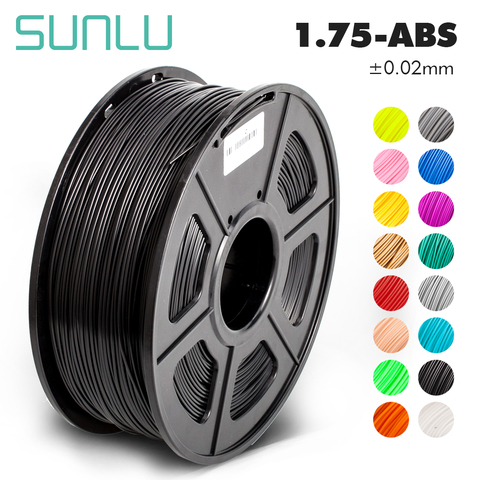 ABS 3D Printer Filament 1kg 1.75mm Spool ABS For 3d Printer Model Printing Black Grey White Color ► Photo 1/6