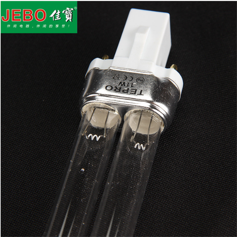 Replace JEBO UV Sterilizer Light Tube Watts 2-pin G23 Base Linear Twin Tube UV-C Germicidal Ultraviolet Light Bulb ► Photo 1/5