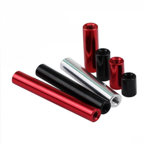 5-10pcs/lot M2 m2.5 m3 m4 round aluminum  standoff  Column rods  Round Aluminum Spacer for RC multirotors ► Photo 1/4