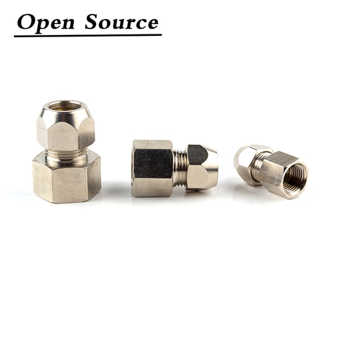 Ring Lock oil Tube Compression Ferrule Tube Compression Fitting Connector tube 4-12mm Female Thread 1/8