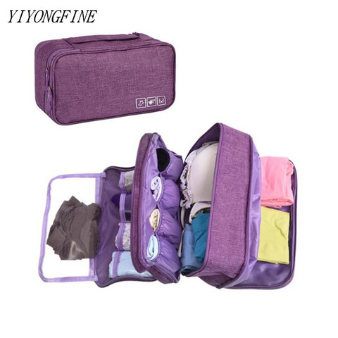 Multifunctional Travel Organizer Underwear Bra Finishing Bag Space Saver High Capacity Cosmetics Bags Waterproof Packing Cube ► Photo 1/6