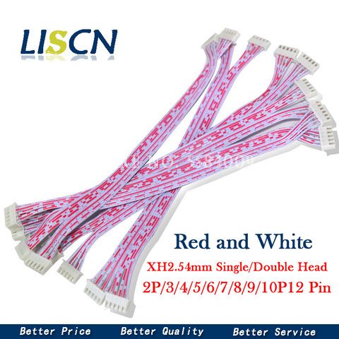 10PCS JST XH2.54 XH 2.54mm Single/Double Head Wire Cable Connector 2P/3/4/5/6/7/8/9/10P12 Pin Pitch Red Blue Male Female Plug ► Photo 1/5