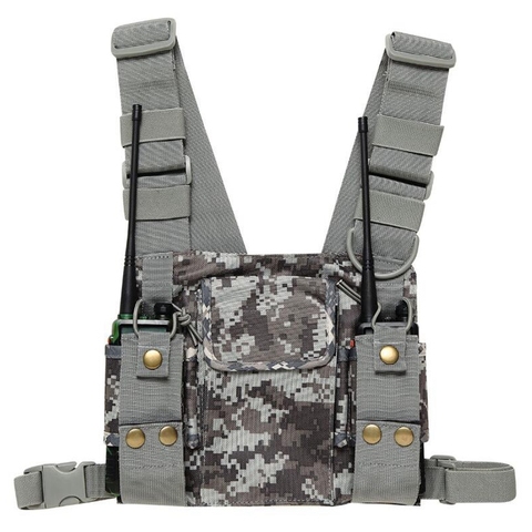 Airsoft Radio Shoulder Holster Vest Tactical Chest Harness Holder Chest Rig Vest for Hunting Paintball ► Photo 1/1