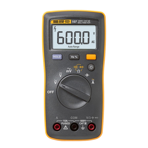 Fluke 107 Palm Size Portable / Handheld Digital Multimeter Meter F107 Multifunction Digital Fluke Multimeter ► Photo 1/1