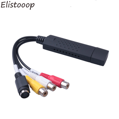 USB 2.0 Audio Video Capture Card USB 2.0 to RCA cable adapter converter For TV DVD VHS For Window XP For Vista For Win 7 Win 10 ► Photo 1/3