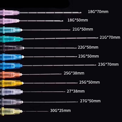 50pcs Needle Tips 25G/27G/30G Plain Ends Notched Endo needle tip Syringe 4.8 9 Reviews ► Photo 1/6