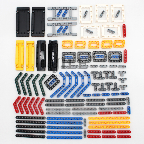Technology Lift Arms Sets DIY Creative Building Blocks Bricks Bulk Compatible with Accessories Parts Mechanical Car Toys 126pcs ► Photo 1/6