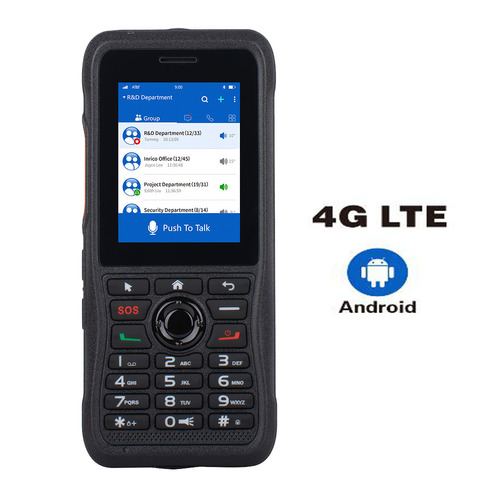 Zello Inrico T310 Rugged 4G Poc WiFi Radio with 2.4 inch Small keypad 4G Network Two Way Radio ► Photo 1/6