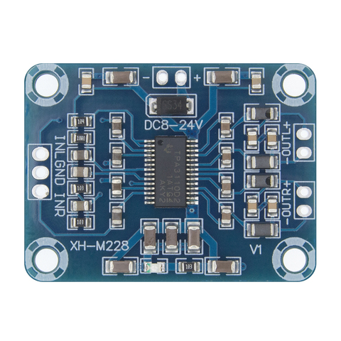 TPA3110 2X15W Digital Audio Stere Amplifier Board Module Mini Binaural AMP Controller 100dB DC 8-18V Max 3A ► Photo 1/6