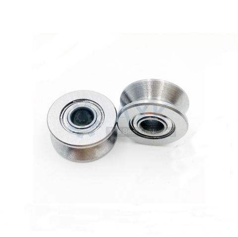 10 Pcs 20 Pcs 50 Pcs V Groove Sealed Ball Bearing Carbon Steel 624VV Guide Track Roller Bearing V624 Embroidery Machine Bearing ► Photo 1/6