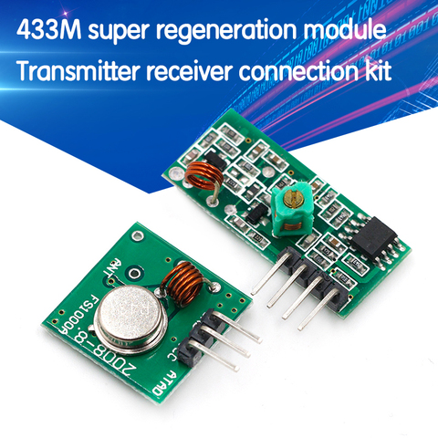 315 433 Mhz 315Mhz 433Mhz RF Transmitter And Receiver Link Kit for Arduino Wireless Remote Control Module Voltage Module Board ► Photo 1/6