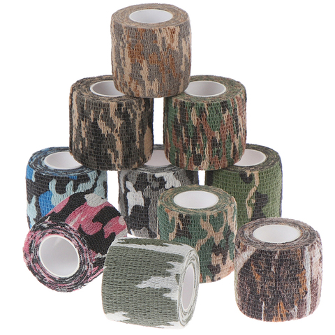 Waterproof Non Slip Stealth Tape Multi Functional Camo Tape Non Woven Selfadhesive Camouflage Hunting Paintball Airsoft Rifle ► Photo 1/6