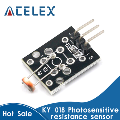 KY-018 3pin Optical Sensitive Resistance Light Detection Photosensitive Sensor Module for arduino DIY Kit KY018 ► Photo 1/6