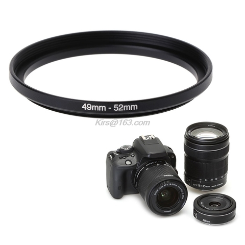 49mm To 52mm Metal Step Up Rings Lens Adapter Filter Camera Tool Accessories New ► Photo 1/6