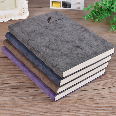 A5 Soft Leather Notepad Creative Stationery Book Student Diary Beautiful Notebook Office School Stationery Supplies Gifts ► Photo 1/5