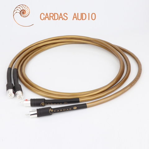1pair Cardas hifi rca jack cable High Quality OFC pure copper plated silver 2RCA to2 RCA Audio Cable Line Wire ► Photo 1/6