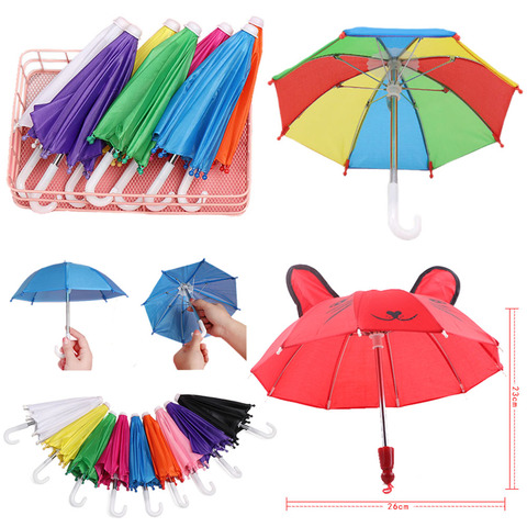 Doll Umbrella BJD 1/3 1/4 Mini Umbrella Rain Gear For 18 Inch American Of Girl`s &43Cm Baby New Born Doll Zaps Generation Toy ► Photo 1/6