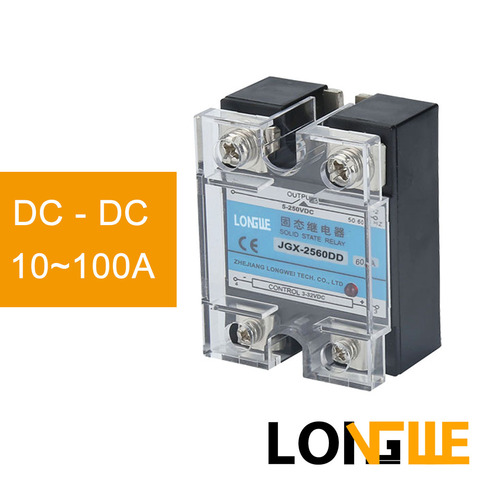 SSR-2540DD 10 TO 100A DC Control DC CE Solid State Relay Input 3-32VDC Output 5-250VDC/5-110VDC/5-60VDC ► Photo 1/6