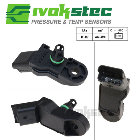 Manifold Boost Air Pressure MAP Sensor For Peugeot Citroen Fiat 1920AJ 9639381480 0261230043 4676.80 1920.AJ 4676 80 1920 AJ ► Photo 1/5