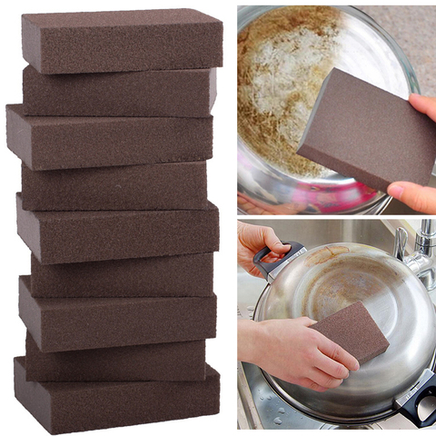 5pcs/1pcs 100*70*25mm Fine Tool Carborundum Washing Kitchen Cleaner Cleaning Sponge Brush Removing Rust Kitchen Tool ► Photo 1/6