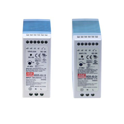 MDR-40 40W Single Output 5V 12V 15V 24V Din Rail Switching Power Supply AC/DC ► Photo 1/6