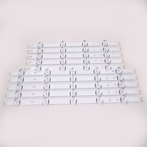 New 10 PCS/set LED backlgith strip Replacement for LG 49LB5500 LC490DUE Innotek DRT 3.0 49 A B 6916L-1788A 1789A 1944A 1945A ► Photo 1/6