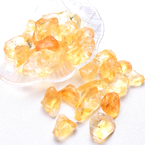 20/50G Natural Raw Yellow Citrine Quartz Crystal Rough Stone Specimen Healing crystal love natural stones and minerals fish tank ► Photo 1/6