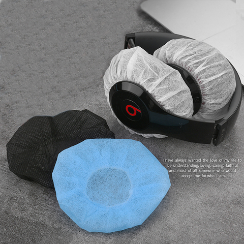 Ear Pads Dust-proof Cover for Headphones Internet Cafe Headset Disposable Non-woven Cushions Covers Protective ► Photo 1/6