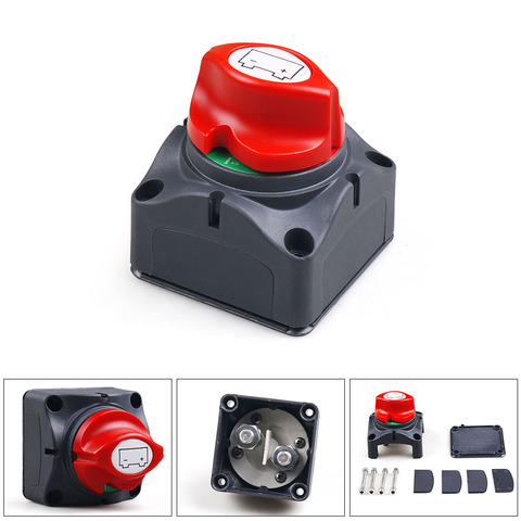 Car Auto 12V-60V 100A-300A RV Marine Boat Battery Selector Isolator Disconnect Rotary Switch Cut ► Photo 1/6