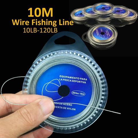 10M 7 Strands Braid 10LB-120LB Stainless Steel Wire Super Strong Fishing Line hot !!! ► Photo 1/6