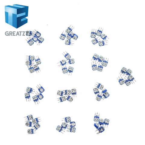 GREATZT10pcs Rm063 Rm-063 100 200 500 1k 2k 5k 10k 20k 50k 100k 200k 500k 1m Ohm Trimpot Trimmer Potentiometer Variable Resistor ► Photo 1/3