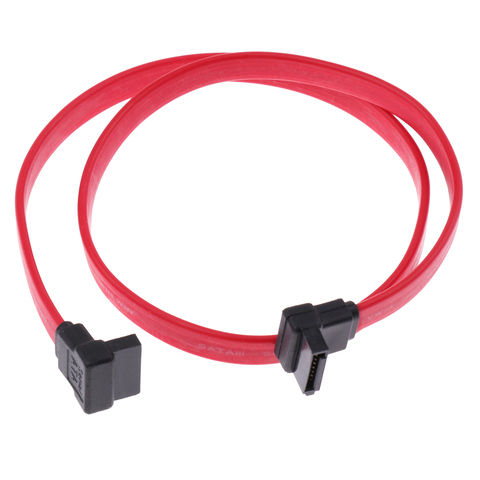 18' SATA 3.0 Cable SATA3 III 6GB/s Right Angle 90 Degree for Hard Drive ► Photo 1/6