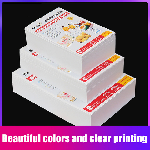 100pcs 5 Inch 6 Inch 7 Inch Quality Photo Paper Photo Studio Paper And Glossy Photo Paper 20pcs A4 Suitable For Album Photos ► Photo 1/6