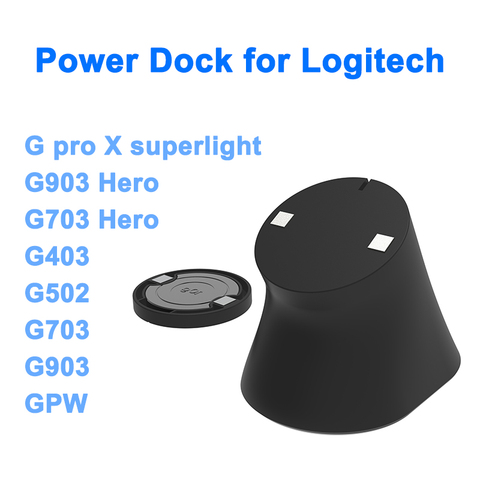 GPW GPX Mouse Wireless Plastic Power Charging Dock Base FPS Mod for Logitech G Series G903 G502 G703 Superlight Electronic Sport ► Photo 1/6