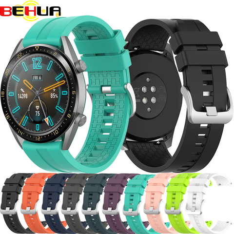 22mm Wrist Straps Band for Huawei Watch GT 42mm 46mm smartwatch Strap for huawei watch GT 2 GT2 46mm Bands Sport belt bracelet ► Photo 1/6