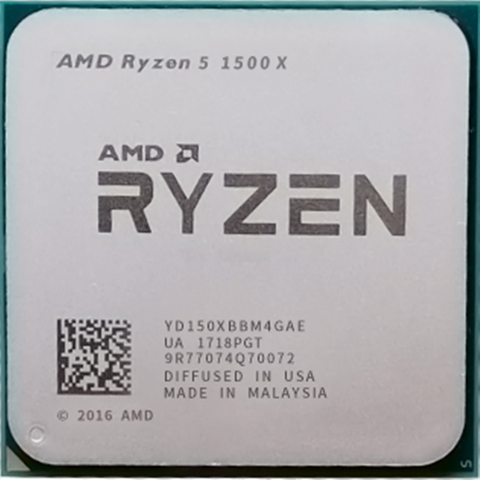 AMD Ryzen 5 1500X R5 1500X 3.5 GHz Quad-Core Eight-Core CPU Processor L3=16M 65W YD150XBBM4GAE Socket AM4 ► Photo 1/1