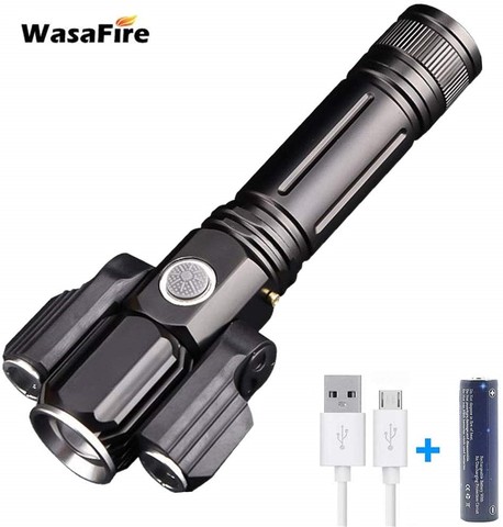 WasaFire Zoomable Bicycle Light 1200 Lumens 1*T6 + 2*XPE Bike Front Light USB Rechargeable Cycling Led Flashlight IP65 Head Lamp ► Photo 1/1