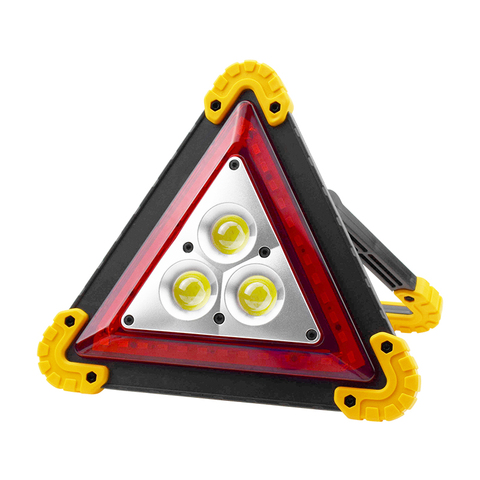 Portable Flood Lamp Work Light Triangle Warning Light Searchlight  Car LED Work light Emergency Warning Traffic Light Spotlight ► Photo 1/6