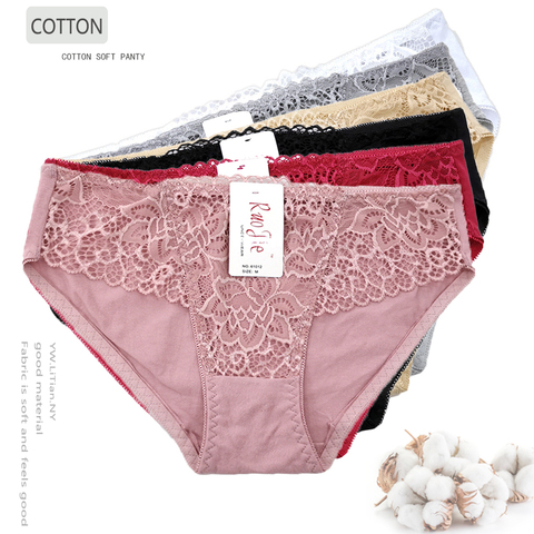 Lace Women underwear Ladies panties fancy sexy panties Girls Cotton Crotch Cotton briefs Lingerie ► Photo 1/6