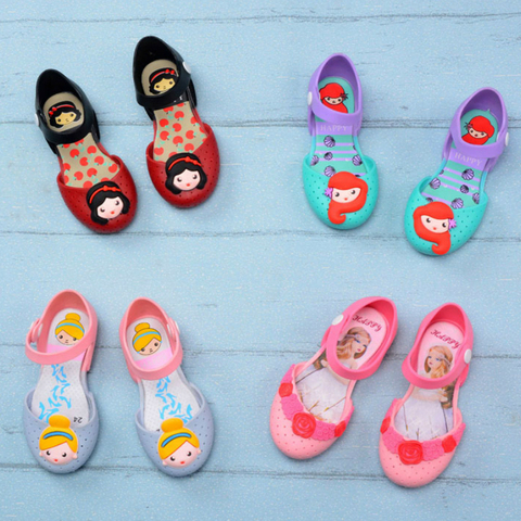 Buy Online 2020 New Melissa Princess Jelly Shoes Girls Sandals Flower Kids Blue Dress Shoes Child Sweet Jelly Sandals Girls Dress Shoes Alitools