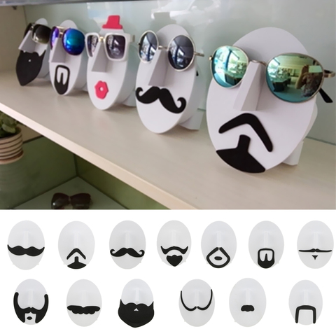 Mustache Face Glasses Sunglasses Spectacle Display Stand Holder Organizer ► Photo 1/6