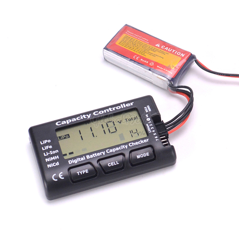 RC CellMeter-7 Digital Battery Capacity Checker LiPo LiFe Li-ion Nicd NiMH Battery Voltage Tester Checking CellMeter 7 ► Photo 1/5